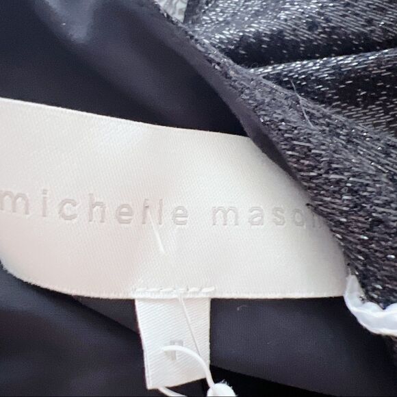 Brand new Michelle Mason Long Sleeve Mini Dress with Crystals size P - Picture 11 of 11